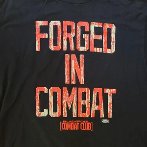 Camiseta Blackpool Combat Club Forjada en Combate BCC XL Extra Grande AEW Moxley WWE - Imagen 1 de 5