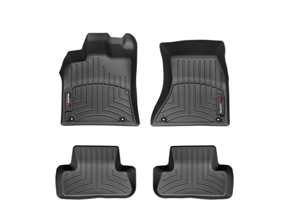 Forro de piso WeatherTech para Audi SQ5 2013-2017 - 1ª y 2ª fila, negro Foto 1 de 4