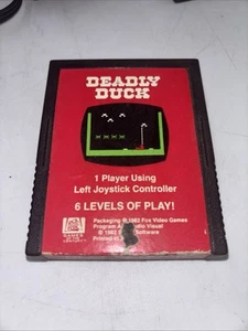 Cartucho de juego DEADLY DUCK (Atari 2600, Fox Games) probado funcionando - Imagen 1 de 1