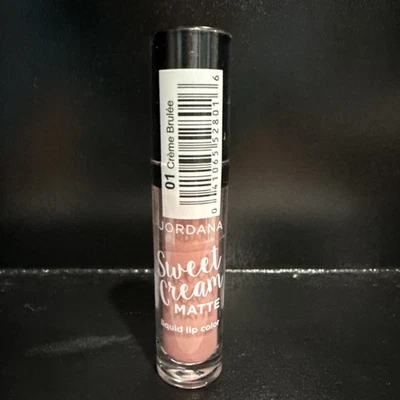 Color de labios líquido mate Jordana Sweet Cream 01 crema Brulee tamaño completo   Foto 1 de 3