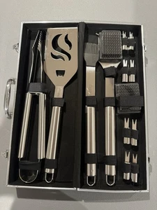 Stainless Grill Tool Set With Case NWOT - Picture 1 of 2