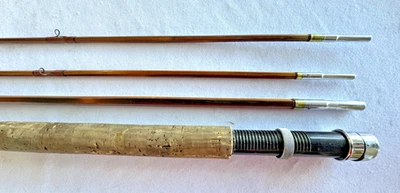 J.C. HIGGINS 3002 HASTE DE BAMBU TONKIN GENUÍNA 8 1/2' COM CABO DE CORTIÇA - Imagem 1 de 4