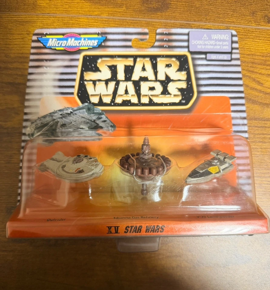 1996 Galoob Star Wars Micro Machines XV Star Wars Set Of 3 Vehicles Sealed - Image 1 of 2