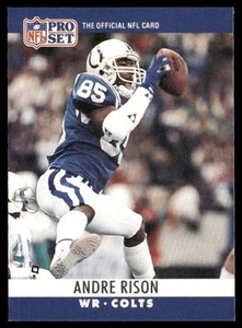 1990 Pro Set #134a Andre Rison No Traded banner on front - Picture 1 of 2