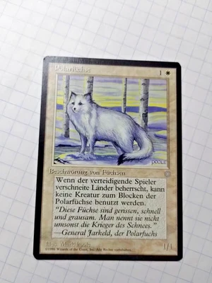 MTG Arctic Foxes (Polarfuchse) Ice Age Regular Common - Some Edge Wear -See Pics - Image 1 of 4