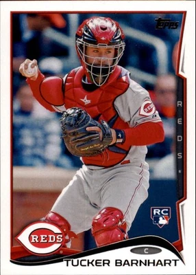 Tarjeta de béisbol 2014 Topps Update #US172 Tucker Barnhart RC Foto 1 de 2