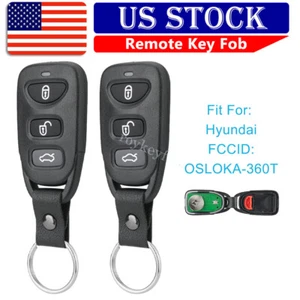2 For 2011 2012 2013 2014 2015 Hyundai Elantra Sedan Remote Key Fob OSLOKA-950T - Picture 1 of 10