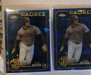 2024 Topps Edición Zafiro Cromo - Lote de 2 Juan Soto Padres Estrella - Imagen 1 de 3