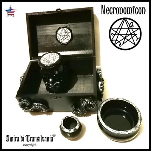 box witchcraft kit starter ritual magic wicca pagan witch altar necronomicon set - Photo 1 sur 24