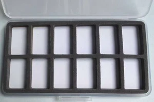 BOITE MOUCHES 12 cases ULTRAPLATE 185x103x13 87g foam fly box fishing - Photo 1/1