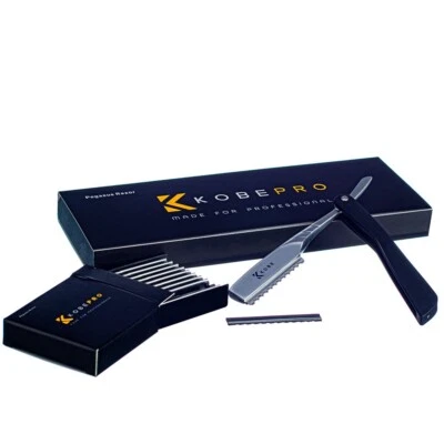 Kobe Pegasus Razor and 10 Feather Blades Hairdressing Barber professional Salon