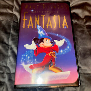 Walt Disney's Masterpiece Fantasia (VHS, 1991) Real Black Diamond 1132 Edition !