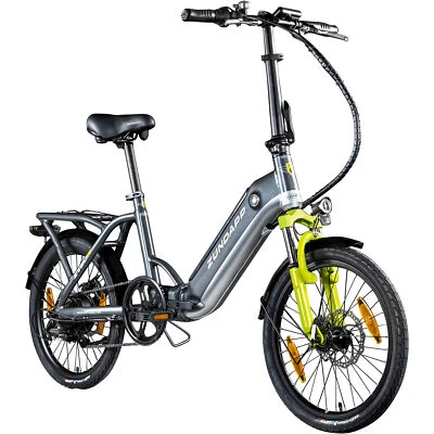 Zündapp ZT20R E Bike Klapprad 20" 250W Shimano Pedelec grau/grün 35cm B Ware - Bild 1 von 4