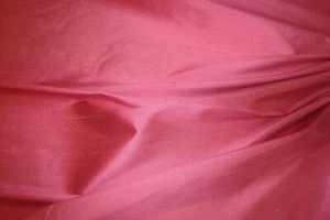 1 of 11 yds Dupioni 100% SILK Fabric Watermelon Pink Clothing Drapery 54"w BTY - Picture 1 of 4