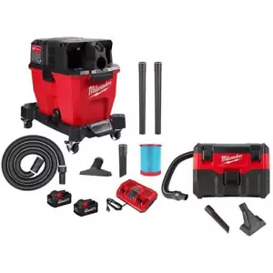 Milwaukee Dual-Battery Wet/Dry Shop Vacuum Kit 9 Gal. 18V w/ Wet/Dry Vacuum - Picture 1 of 10