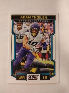 NFL Trading Card Football Adam Thielen Carolina Panthers 2023 Panini Score - Bild 1 von 2