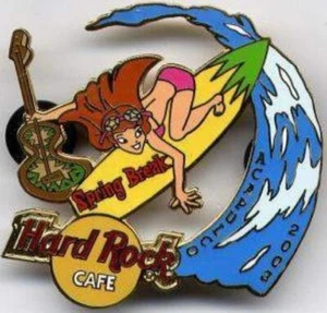 Hard Rock Cafe ACAPULCO 2003 SPRING BREAK PIN Sexy Bikini Surfer Girl PIN #20766 - Picture 1 of 2