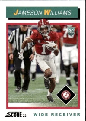 2022 Score #TB9 Jameson Williams 1992 Throwback Rookie - Image 1 of 2