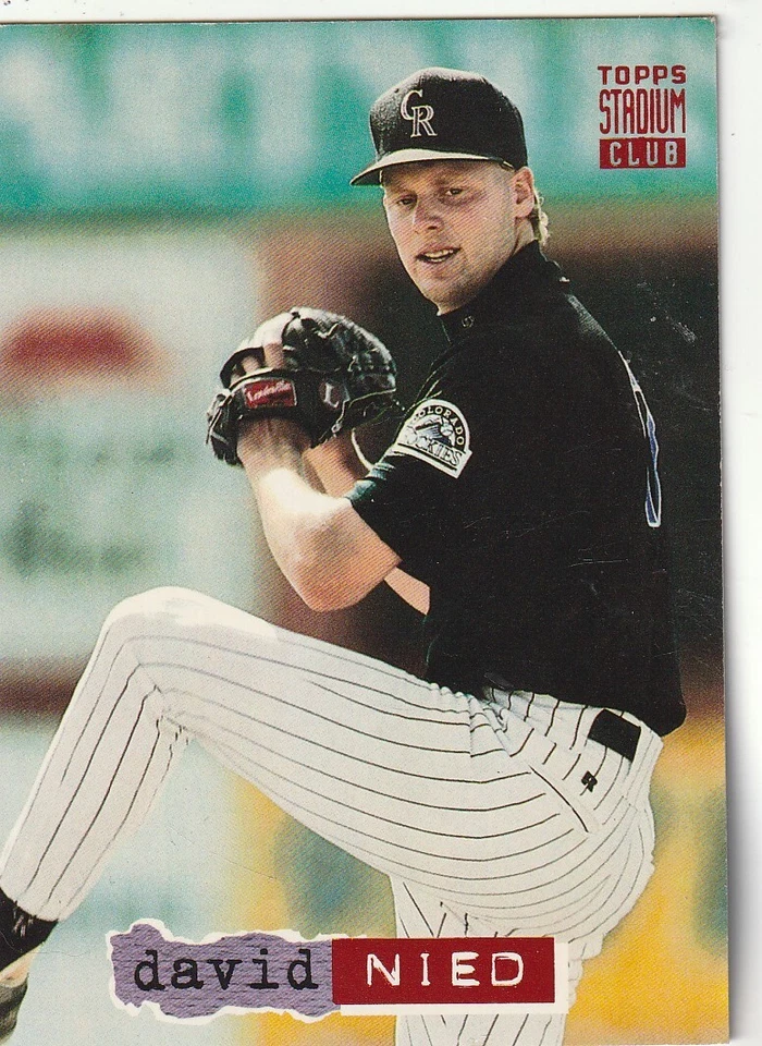 FREE SHIPPING-MINT-1994 Topps Stadium Club David Nied #153 ROCKIES - Image 1 of 1