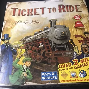 Ticket to Ride Board Game Days of Wonder by Alan R. Moon COMPLETE - Picture 1 of 10