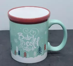 Taza Baby It's Cold Outside DesignPac Café Cacao Té Invierno Vacaciones Navidad - Imagen 1 de 7