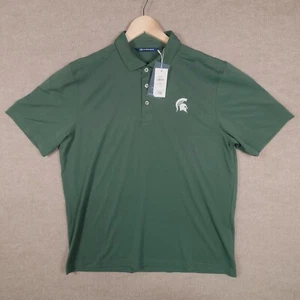 Neu Cutter & Buck Herren groß Michigan State University bestickt Öko Piqué Po - Bild 1 von 22