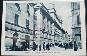1930 - Sassari - via Brigata Sassari e palazzo RR PP - Picture 1 of 1