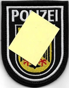 Bundesgrenzschutz BundesPolizei ca.15 Ja. alt Klett Abzeichen BGS Patch Polizei - Bild 1 von 3