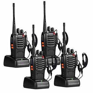 pxton Walkie Talkies Long Range for Adults with Earpieces,16  Assorted Colors