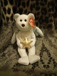 Ty Beanie Babys Bär Rentner Weihnachten 🌟 Stern 2003 selten 23d* - Bild 1 von 7