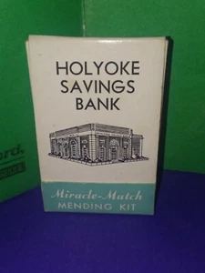 (A9) Vintage 1964 Holyoke (Massachusetts) Savings Bank Miracle Match Mending Kit - Picture 1 of 6