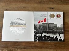 2015 Canada 25 cents Flag 50th Anniversary Set