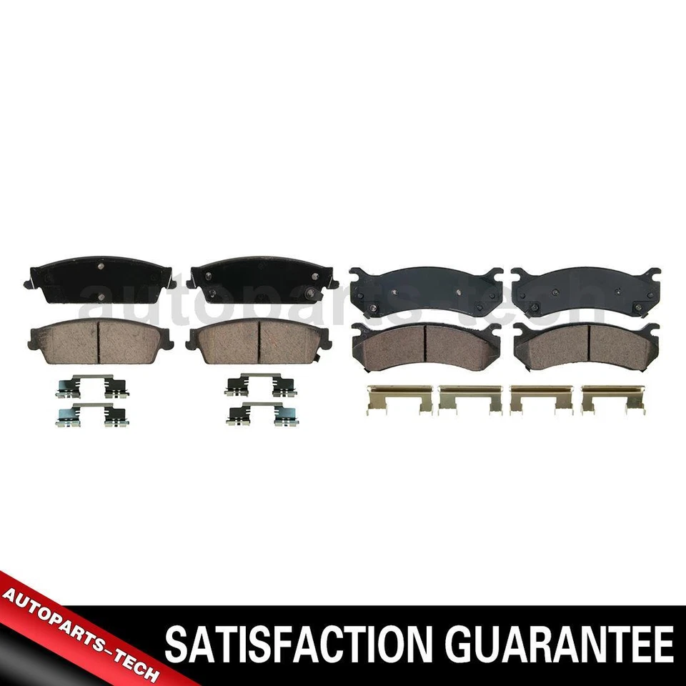 Juego de 2 pastillas de freno de disco delanteras traseras Wagner para GMC Yukon XL 1500 2007 2008 Foto 1 de 4