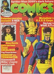 Comics Scene Magazine #30 X Men Spiderman Wildcats Alan Davis Dr. Giggles NM - Picture 1 of 2