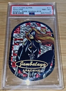 2017 Marvel Fleer Ultra Spider-Man Gemma Jambalaya #11 ARACHNE PSA 8 - Foto 1 di 2