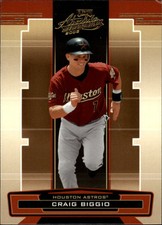 2005 Absolute Memorabilia Retail Houston Astros Baseball Card #9 Craig Biggio