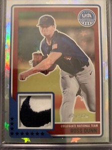 2023 Panini USA Stars & Stripes Ross Dunn Nike Logo Patch One of One Twins 1/1!!