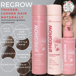 Regrow Hair Clinics Shampoo, Conditioner & Tonic-Treat hair loss. Grow hair - Picture 1 of 5