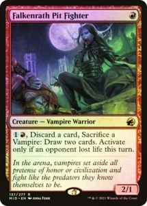Falkenrath Pit Fighter FOIL - 137/277 - Rare - Innistrad: Midnight Hunt MID MTG - Picture 1 of 1