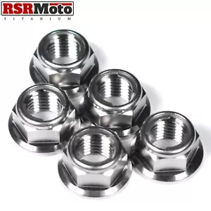 Suzuki Bandit 600 650 1250 GSF600 GSF650 GSF1250 Titanium Locking Sprocket Nuts - Picture 1 of 4