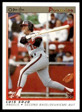 1991 O-Pee-Chee Premier Luis Sojo California Angels #114