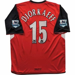 Blackburn Rovers 2004-05 Lonsdale away Youri Djorkaeff football jersey size XL - Imagen 1 de 11