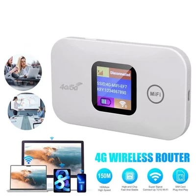 Mobiles WLAN Router Tragbare 4G LTE Hotspot WiFi Modem SIM-Karte DHL - Bild 1 von 4