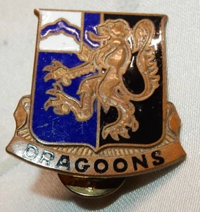 US ARMY 48th INFANTERY DRAGOONS REGIMENT DUI DIFFERENT UNIT INSIGNIA BADGE USA - Bild 1 von 2