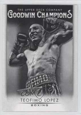 2021 Upper Deck Goodwin Champions Black and White Teofimo Lopez #12 - Image 1 of 2