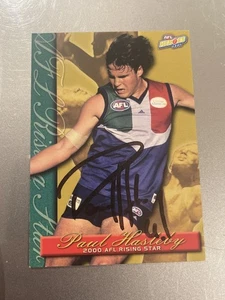 Paul Hasleby Signed AFL Trading Card Select 2002 Fremantle Dockers - Foto 1 di 2