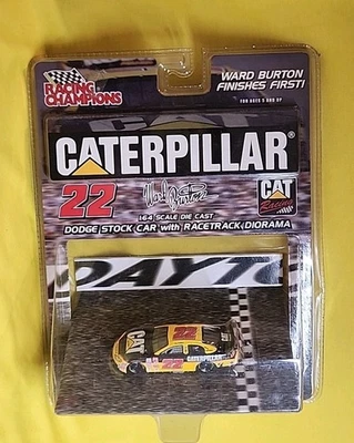 Racing Champions 1:64  NASCAR  Dodge Stock Car Ward Burton #22 Caterpillar 🔥J - Image 1 of 4