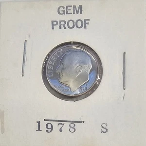 1978-S Roosevelt Dime Gem Proof Uncirculated Ungraded #350 - Picture 1 of 2