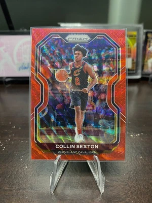 2020-21 Panini Prizm - Collin Sexton #225 Ruby Wave Prizm - Image 1 of 2