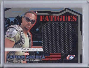 2014 Captain America: The Winter Soldier Fatigues Costume Prop Cards Falcon F-7 - Picture 1 of 2